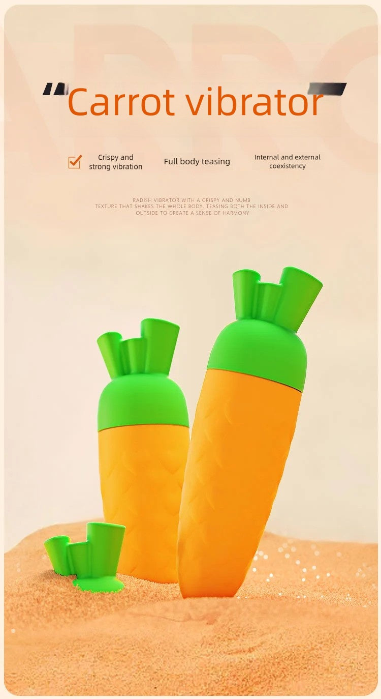 Carrot vibrator stick lady vibrator massage masturbator adult sex toys