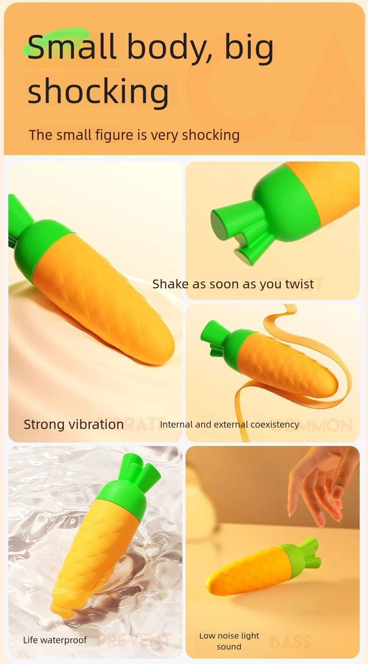 Carrot vibrator stick lady vibrator massage masturbator adult sex toys