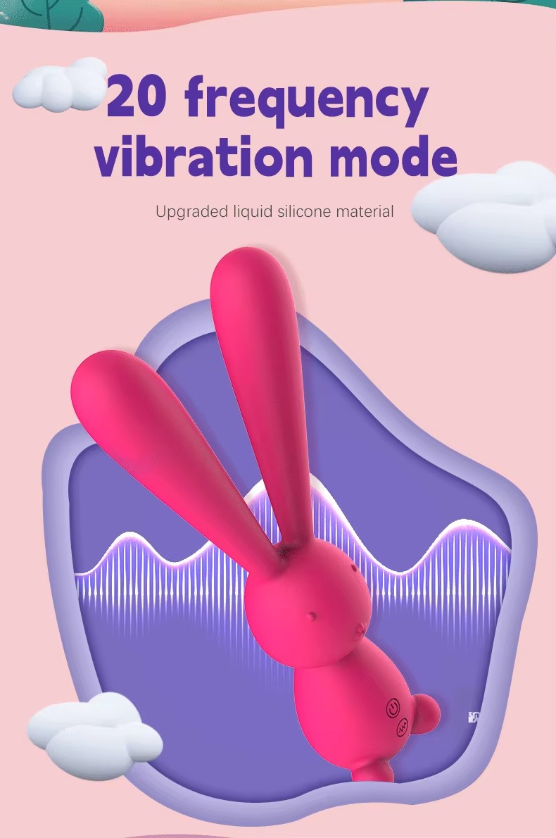 Rabbit G-Spot Vibrator – Dual Motor Sex Toy with Clitoral Stimulation