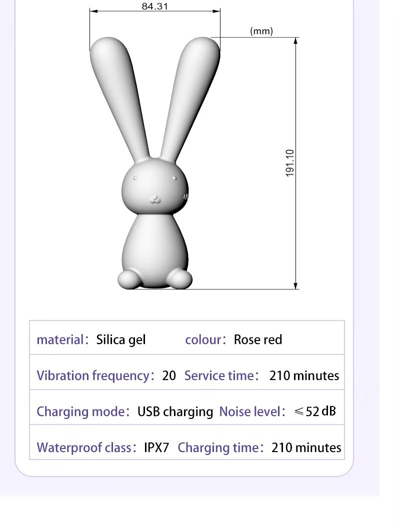 Rabbit G-Spot Vibrator – Dual Motor Sex Toy with Clitoral Stimulation