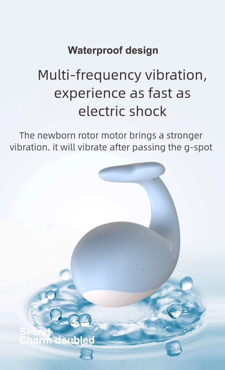Couple Interactive "Little Whale" Massager  Remote-Controlled Vibrator   Couple Intimate Toy
