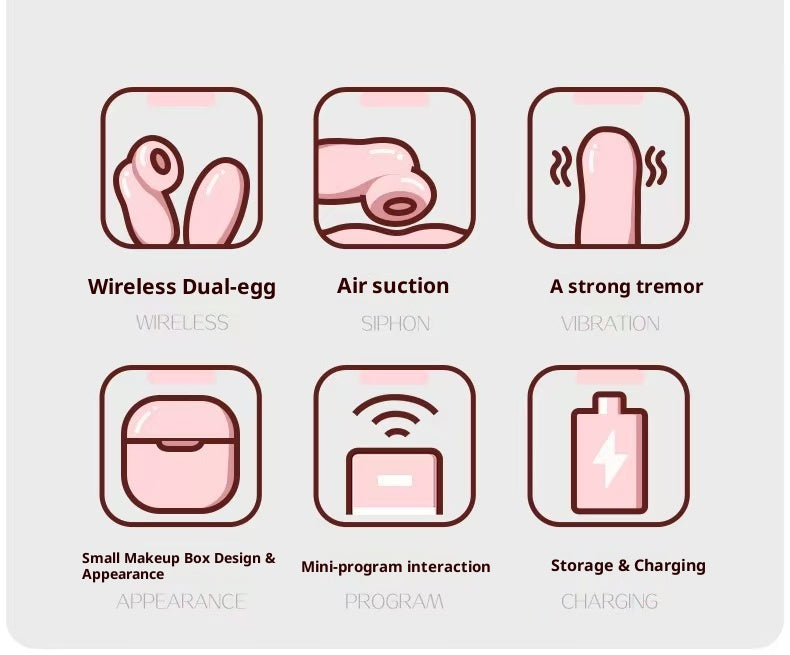 Jasmine Pink Powder 2.0 Multi-functional Jump Egg SE Edition of the Fancy Series