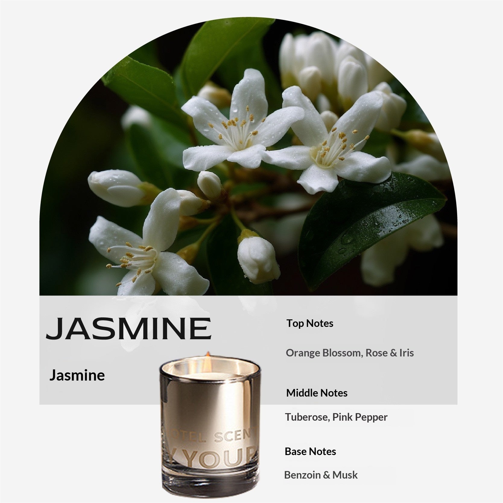 Romantic-scented candle - An excellent choice for creating a cozy bedroom atmosphere at home