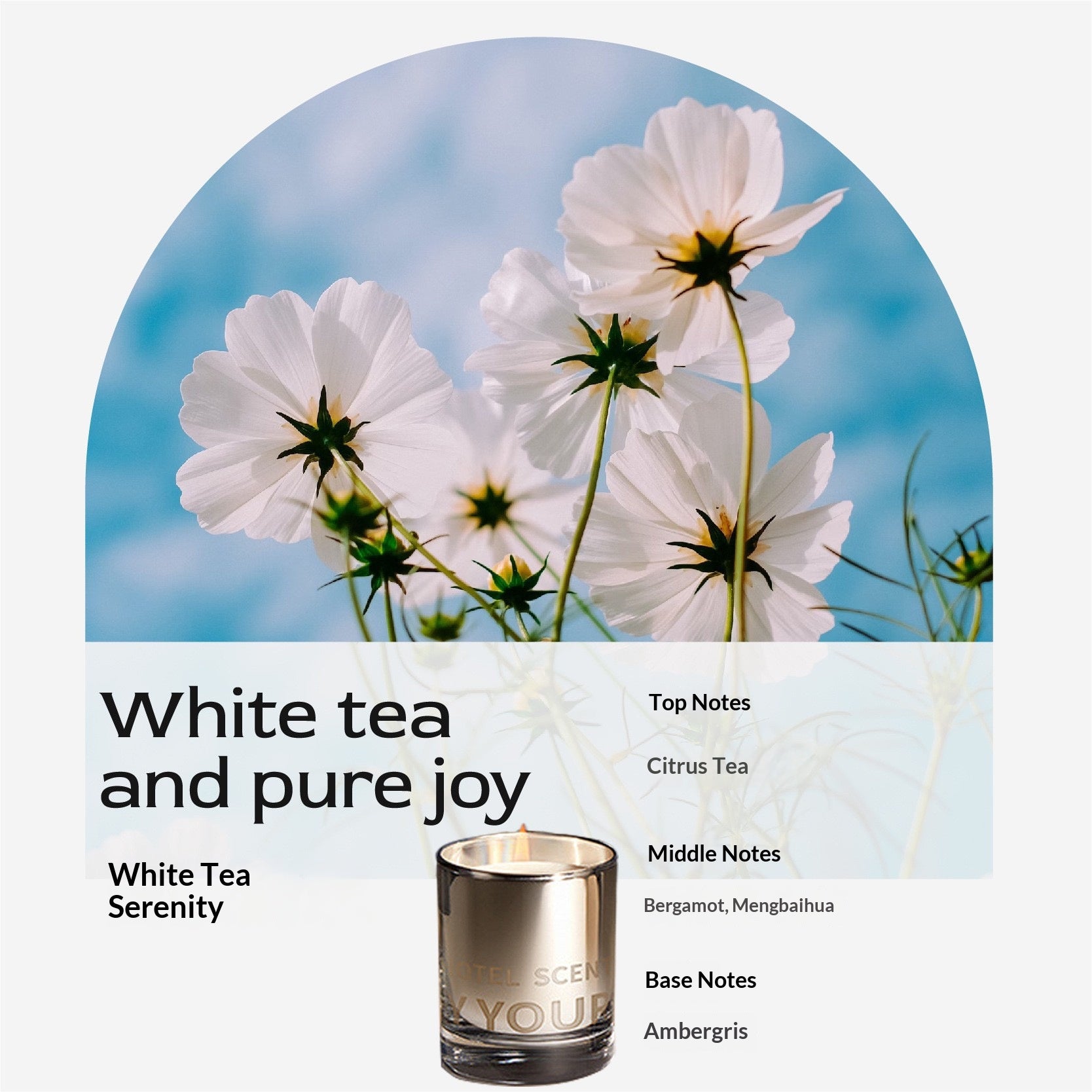 Romantic-scented candle - An excellent choice for creating a cozy bedroom atmosphere at home