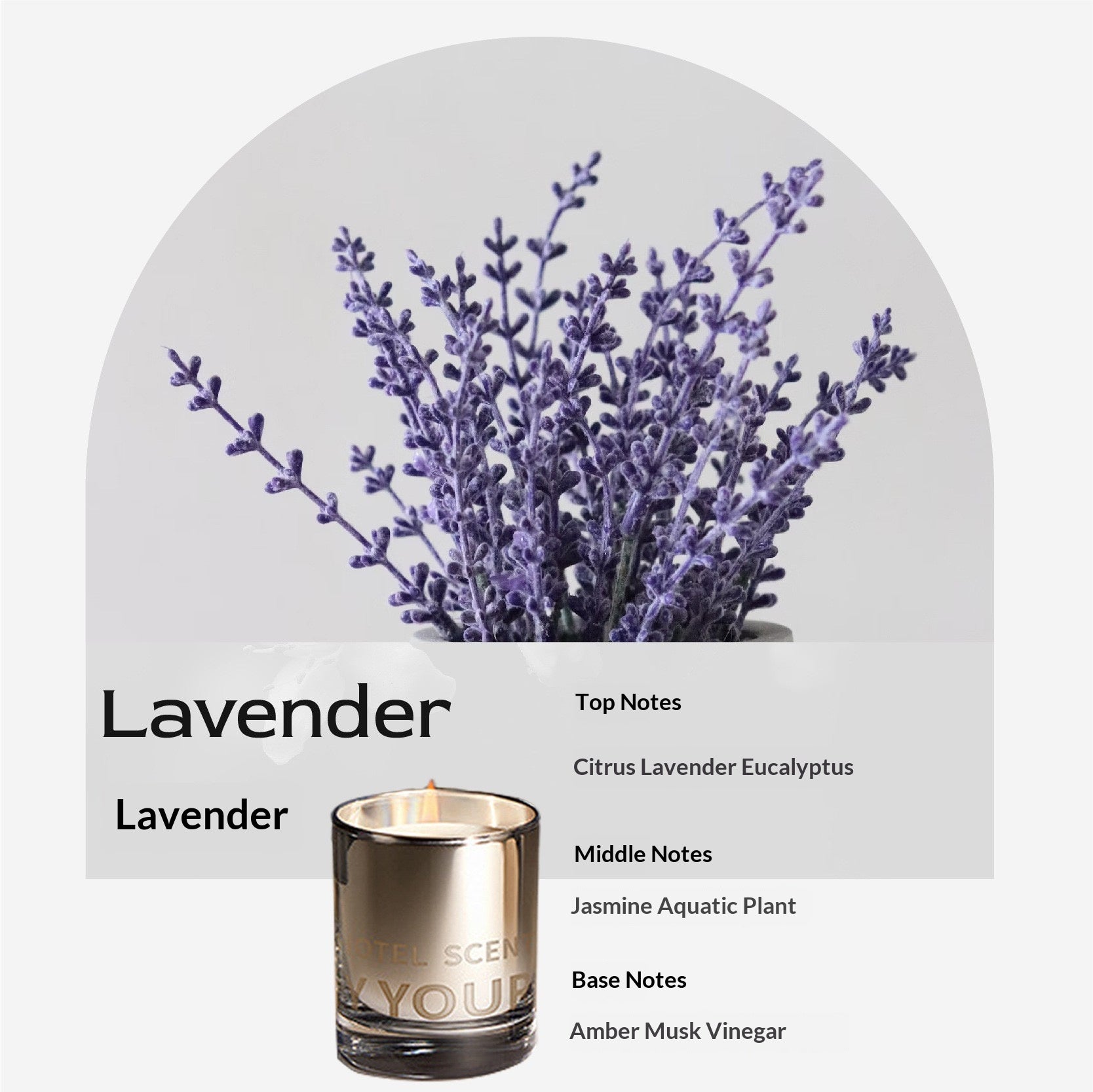 Romantic-scented candle - An excellent choice for creating a cozy bedroom atmosphere at home