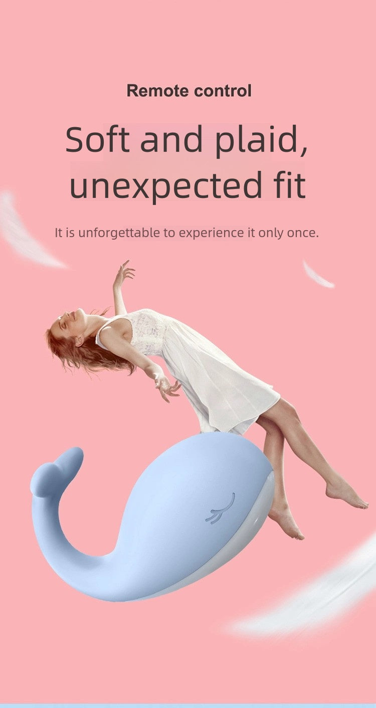 Couple Interactive "Little Whale" Massager  Remote-Controlled Vibrator   Couple Intimate Toy
