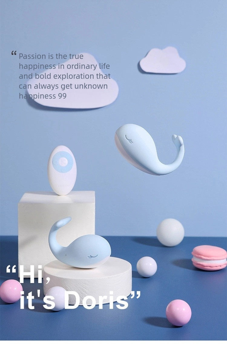 Couple Interactive "Little Whale" Massager  Remote-Controlled Vibrator   Couple Intimate Toy