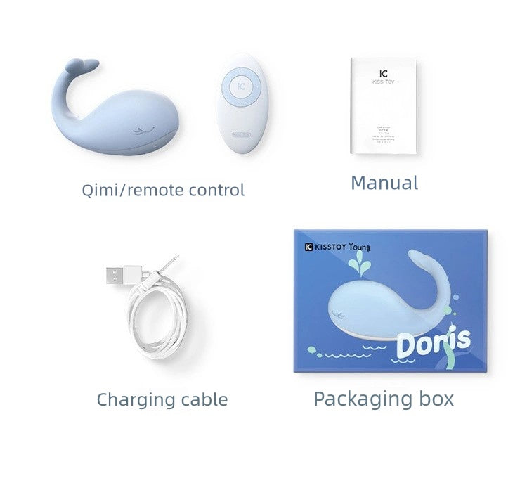Couple Interactive "Little Whale" Massager  Remote-Controlled Vibrator   Couple Intimate Toy