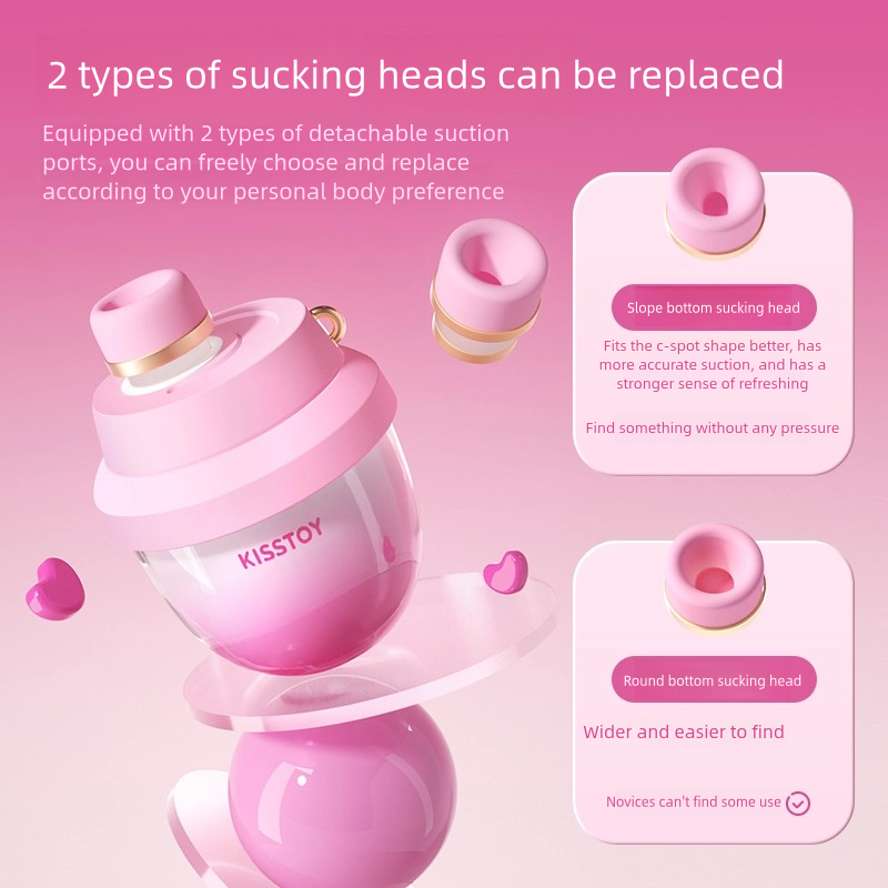 Mini Silent Female Vibrator  Portable "Little Sweet Jar" Suction Massager for Intimate Use