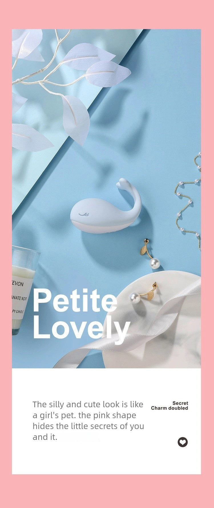 Couple Interactive "Little Whale" Massager  Remote-Controlled Vibrator   Couple Intimate Toy