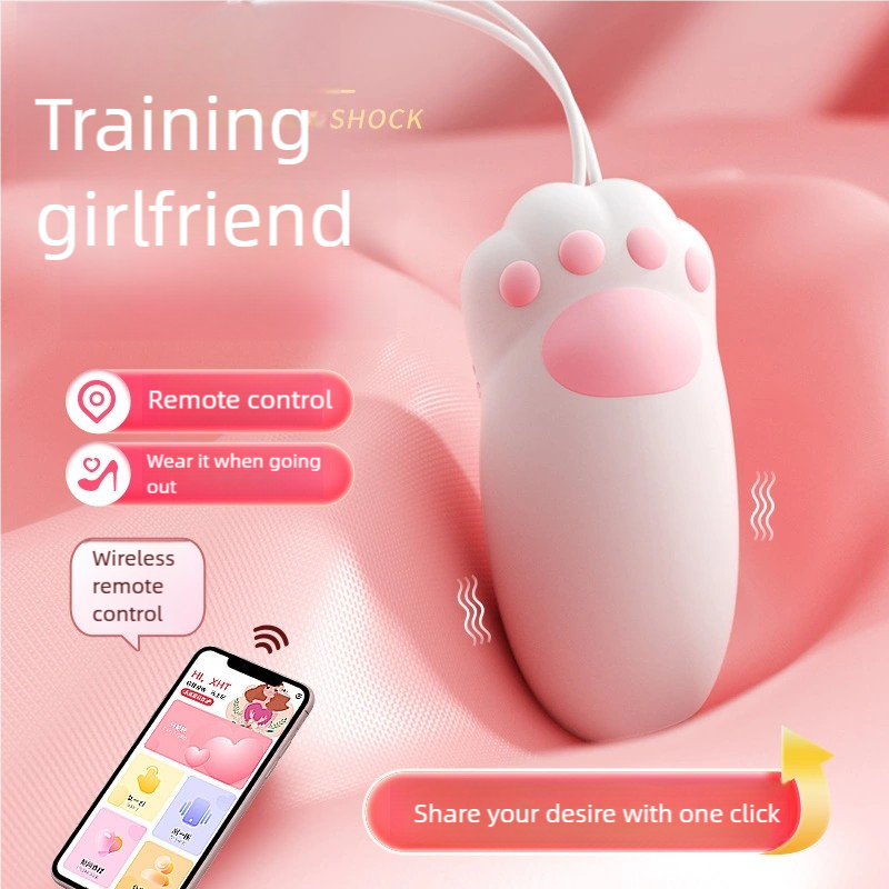 Female masturcator cute cat claw vibrator mini jump egg Adult sex toys
