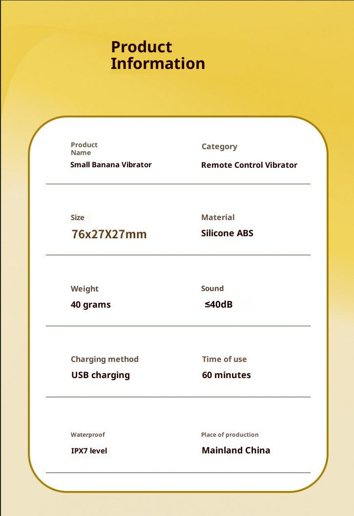 Little Banana Jumping Egg Invisible Remote-Controlled Jumping Egg