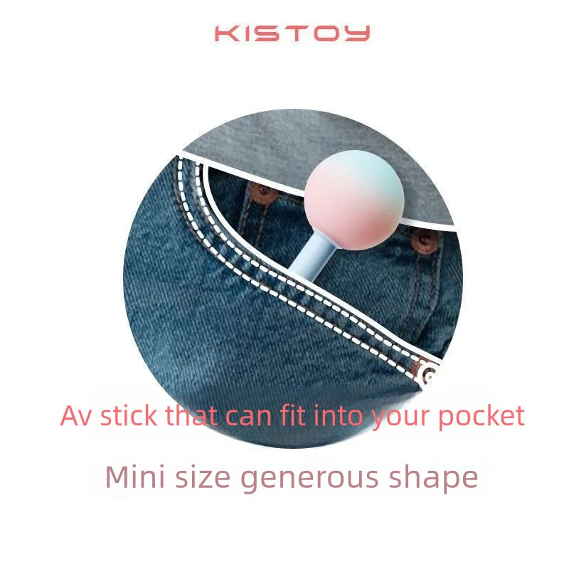 Electronic masturbating vibrator lollipop pocket AV vibrator massager