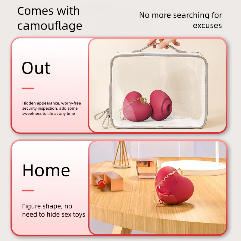 Close-up detail of smooth surface keychain mini massager