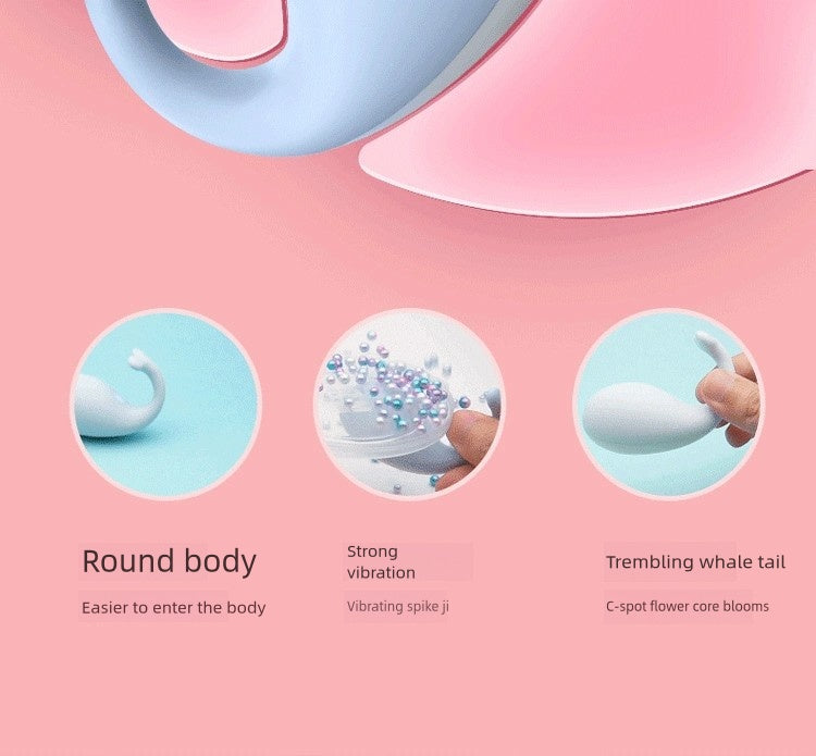 Mini whale massager as part of a self-care moment