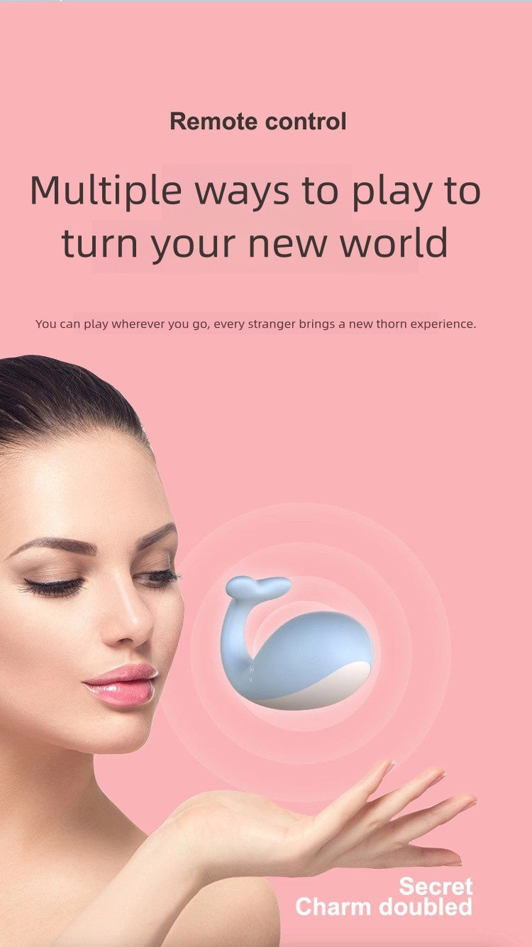 Couple lifestyle scene with mini whale massager