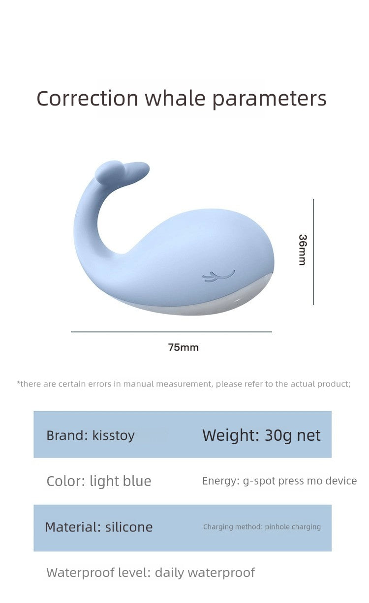 Compact size whale massager easy to hold