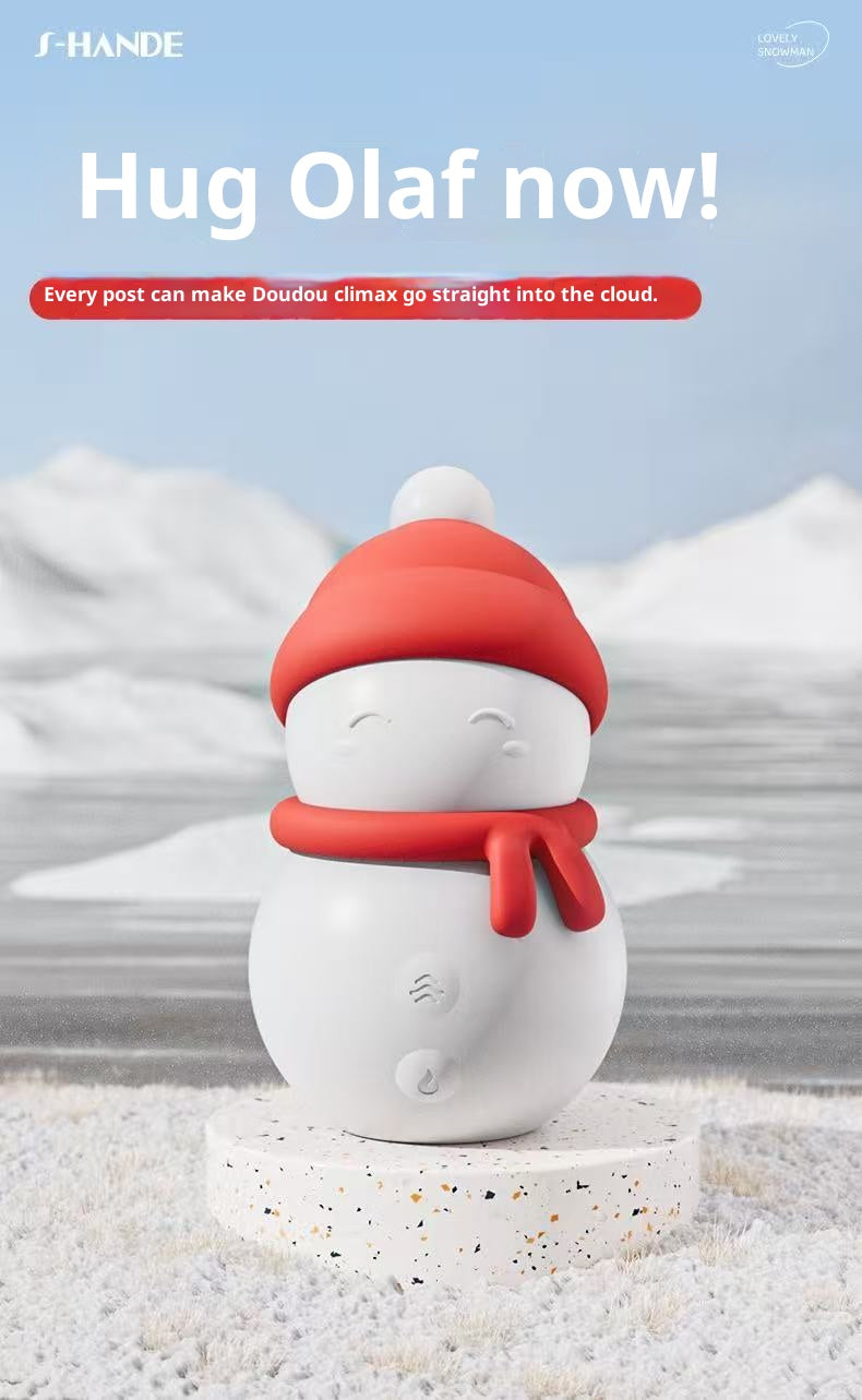 Compact multi-function suction massager featuring adjustable modes and modern design