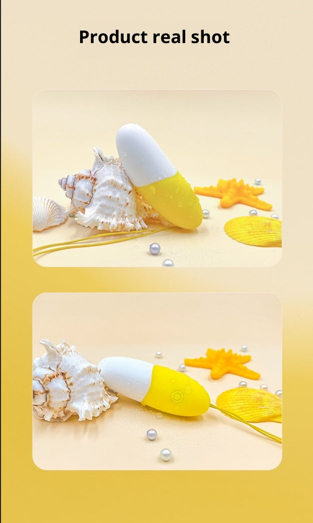 Mini remote control massager with smooth and ergonomic shape