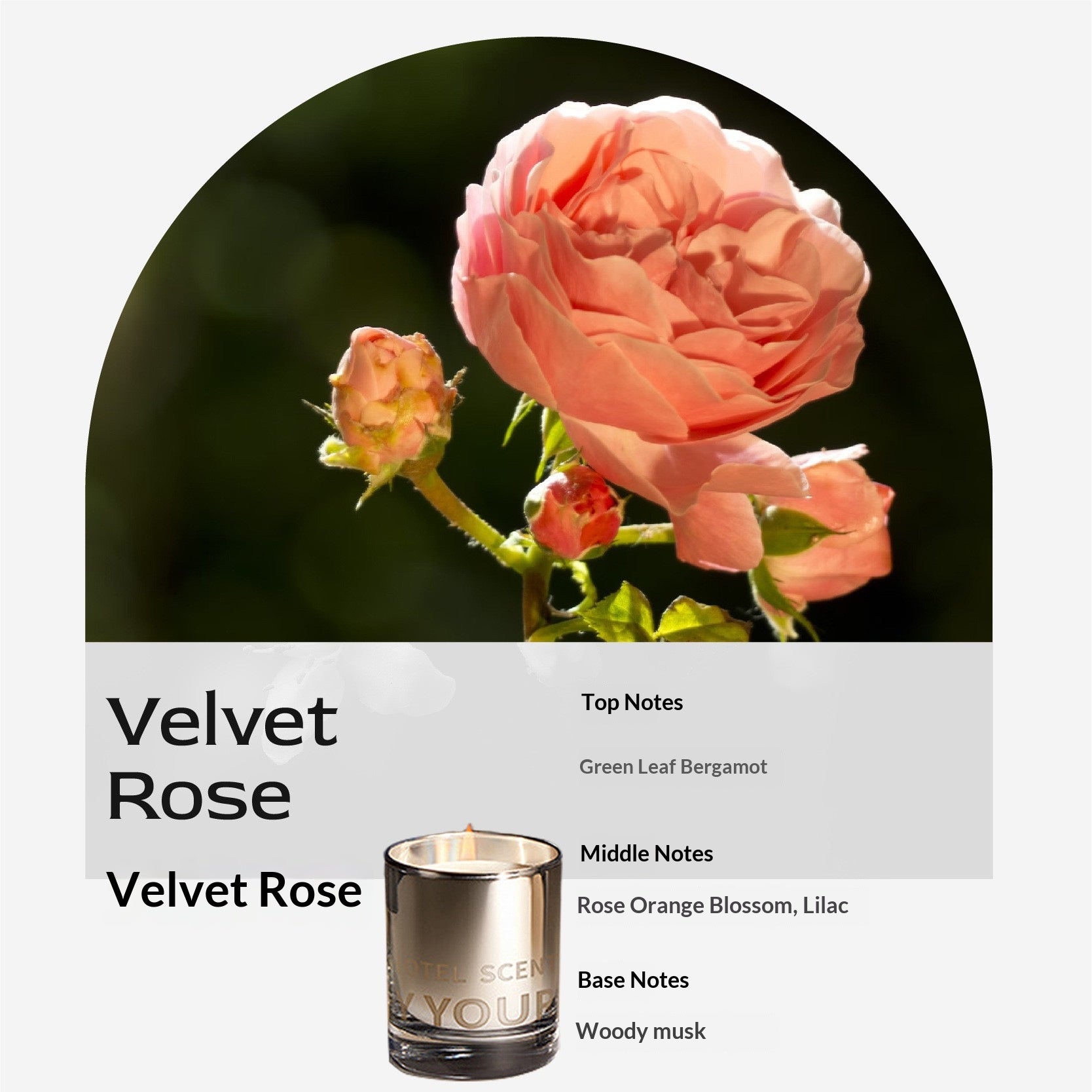 Romantic bedroom ambiance with softly scented soy wax candle-14