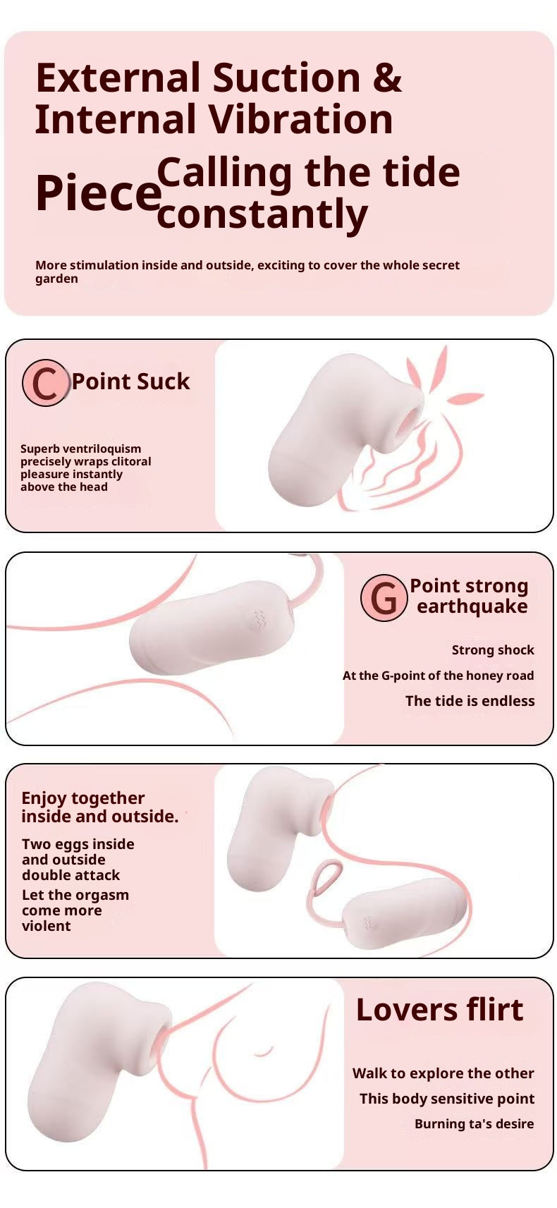 Soft silicone surface detail of the mini massager